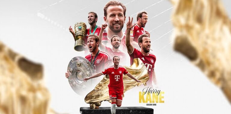 Harry Kane wins the “Golden Boot” for the second time in his career